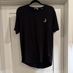 ONLY & SONS Black Tee with Banana Detail